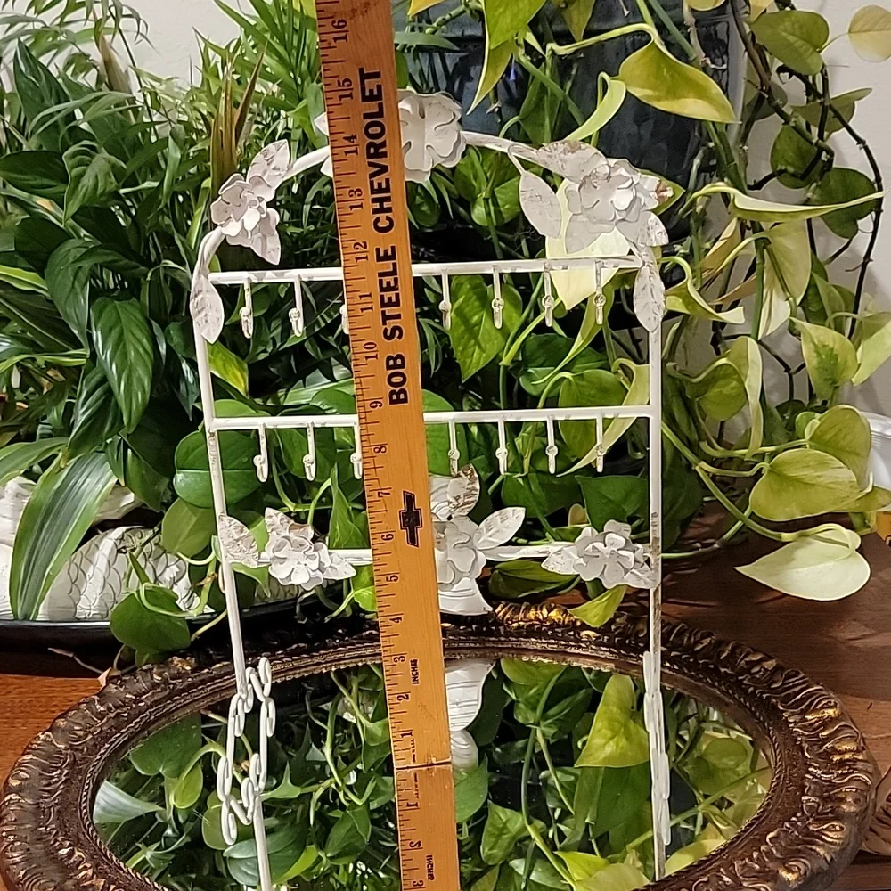 🌼 Jewelry Display Holder Costal white wash Metal - Picture 7 of 7